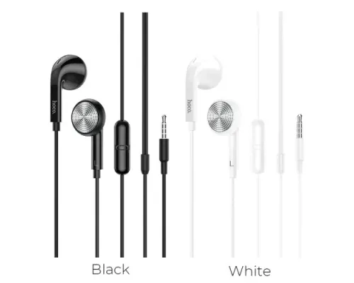 Навушники дротові HOCO M73 Joan universal earphones with mic Black mag-6931474719430145934