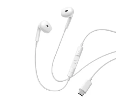 Навушники Baseus Encok CZ19 Type-C Wired Earphones White A00182201213-00 mag-6932172682965145739