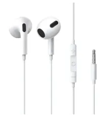Навушники Baseus Encok 3.5mm lateral in-ear Wired Earphone H17 White NGCR020002 mag-6932172607791145676