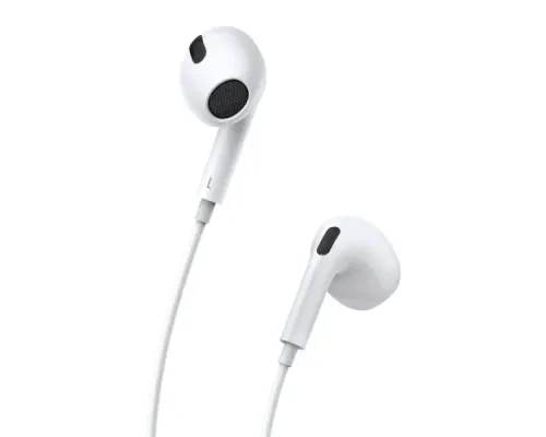 Навушники Baseus Encok 3.5mm lateral in-ear Wired Earphone H17 White NGCR020002 mag-6932172607791145676