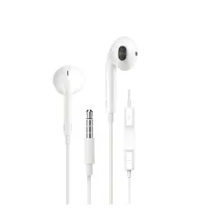 Навушники WiWU 3.5 Wired earphone EB101 White mag-6973218930732153558