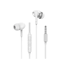 Навушники WiWU 3.5mm Stereo Wired Earbuds EB317 White mag-6977703656657153618