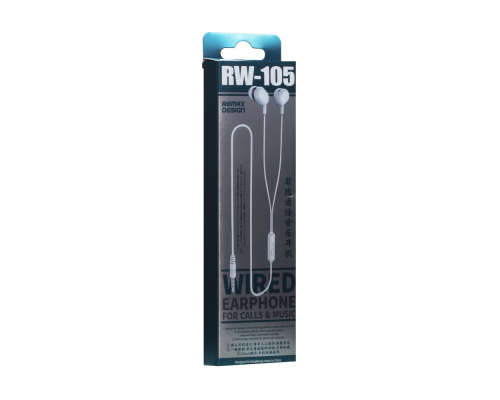 Навушники Remax RW-105 white PLS-00-00050221