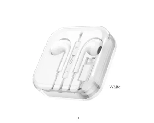 Навушники дротові HOCO M111 Max Primero digital headset Lightning Білі mag-6942007606684151403