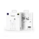 Навушники WiWU Lightning Wired Earphone EB302 (bluetoothe mode) White mag-6973218933054153559