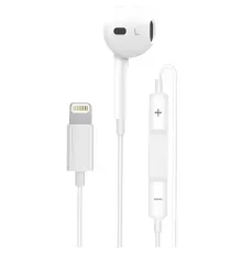 Навушники WiWU Lightning Solobuds Wired Earbuds EB306 White mag-6977703657197153619