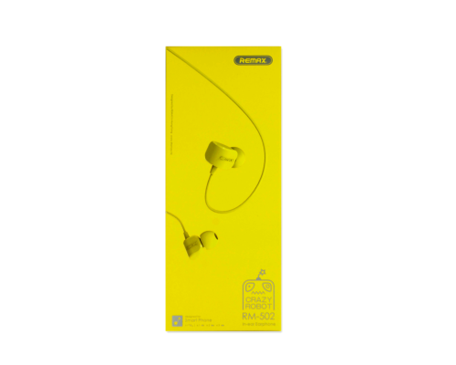 Навушники Remax RM-502 yellow PLS-00-00016291