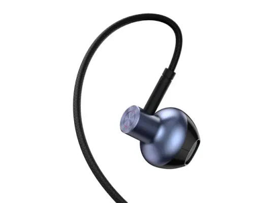 Навушники Baseus Encok 3.5mm Wired Earphone H19 Black NGH19-01 mag-6953156203884147500