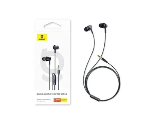 Навушники Baseus Encok HZ11 3,5mm Wired Earphones Black A00164200113-Z1 mag-6932172645694145709