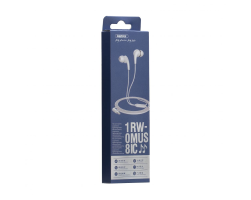Навушники Remax RW-108 white PLS-00-00048684