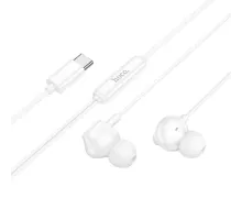 Навушники дротові HOCO M117 Victory universal digital earphones with mic. Type-C White mag-6942007673242153129
