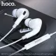 Навушники дротові HOCO M101 Pro Crystal sound wire-controlled earphones with mic. Білі mag-6931474782380145262