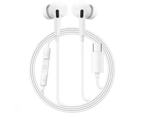 Навушники Baseus Encok CZ18 Type-C Wired Earphones White A00170100213-Z1 mag-6932172655860145716