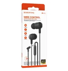 Навушники BOROFONE BM84 Berry universal headset with microphone чорні mag-6941991105241152672