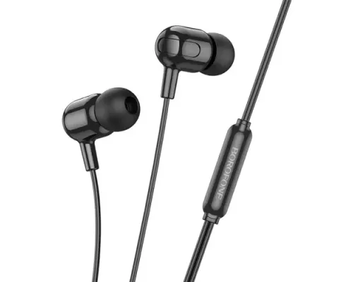 Навушники BOROFONE BM84 Berry universal headset with microphone чорні mag-6941991105241152672