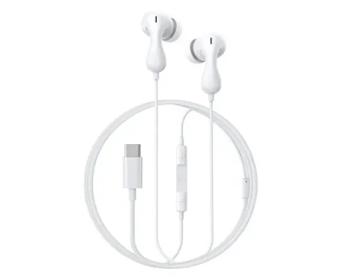Навушники Baseus Encok CZ20 Type-C Wired Earphones White A00171400213-00 mag-6932172657857145718