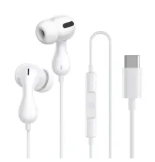 Навушники Baseus Encok CZ20 Type-C Wired Earphones White A00171400213-00 mag-6932172657857145718