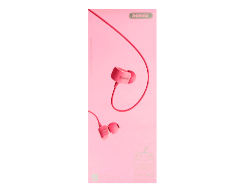 Навушники Remax RM-502 pink PLS-00-00016292