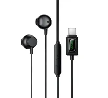 Навушники дротові HOCO M118 Type-C Column universal digital earphones with microphone Black mag-6942007675697153939