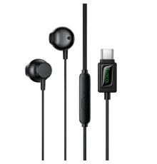 Навушники дротові HOCO M118 Type-C Column universal digital earphones with microphone Black mag-6942007675697153939