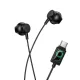 Навушники дротові HOCO M118 Type-C Column universal digital earphones with microphone Black mag-6942007675697153939