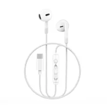 Навушники WiWU Type-C Wired Earphone EB314 White mag-6976195093766153566