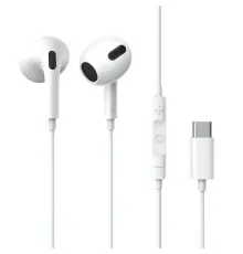 Навушники Baseus Encok Type-C lateral in-ear Wired Earphone C17 White NGCR010002 mag-6932172604264151182