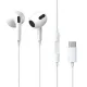 Навушники Baseus Encok Type-C lateral in-ear Wired Earphone C17 White NGCR010002 mag-6932172604264151182