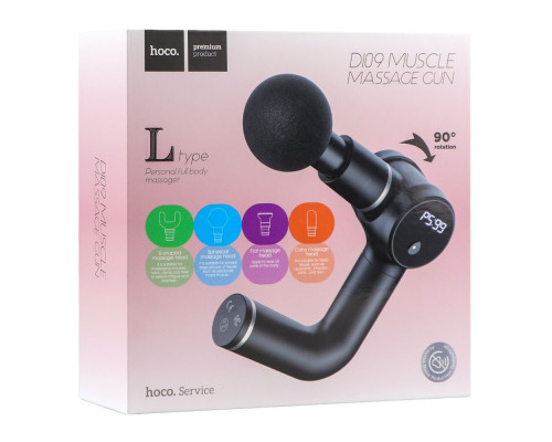Массажер Ударний Hoco DI09 Колір Чорний 6931474745668 ma33027_3869107