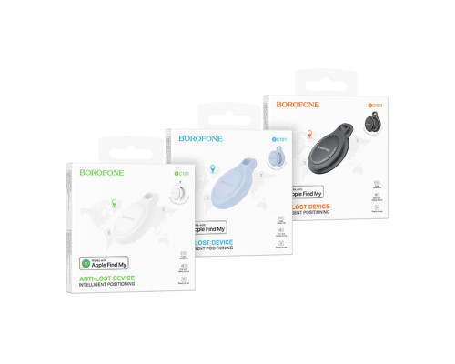 Розумний Брелок Borofone BC101 Exquisite Anti-Lost Колір Чорний 6941991117114 ma35659_3869091