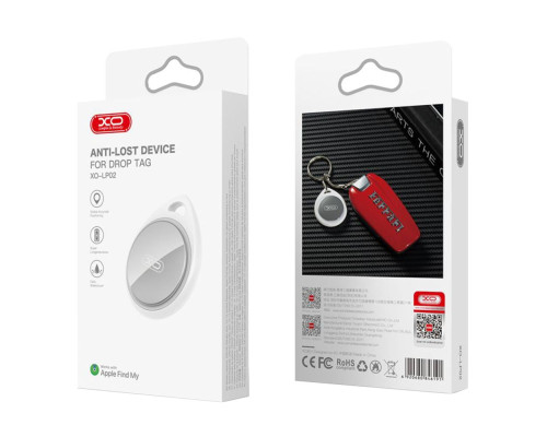Розумний Брелок XO LP02 Bluetooth Anti-Lost Колір Білий 6920680846191 ma32333_3869207
