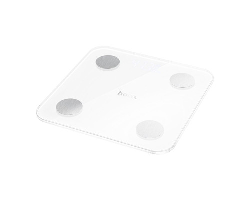 Підлогові Смарт-Ваги Hoco DI65 Колір Білий 6942007631853 ma35767_3869112