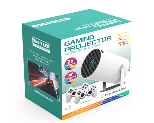 Проектор FIRE 502 Ultra HD + Games Білий ma38585_3867207
