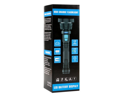 Пошуковий LED Ліхтар SL04 2000mAh Tupe-C Колір Чорний 2020000464235 ma37884_3869174