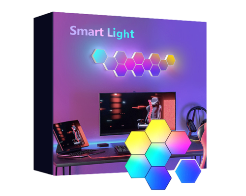 Світильник Стільниковий Соти RGB FWWSB8-17-9 (9шт.) Колір Білий 2020000494386 ma38864_3868659