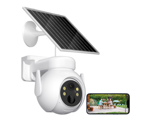 Смарт Камера Вулична XO C10 Solar 7800 mAh Колір Білий 6920680861262 ma38072_3667425