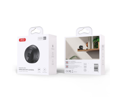Міні Смарт Камера XO CR12 М'ята упаковка Колір Чогрний 2020000495444 ma38876_3868677