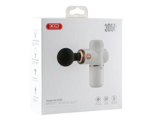 Массажер Ударний XO FG01 Колір Білий 6920680854134 ma33324_3869117