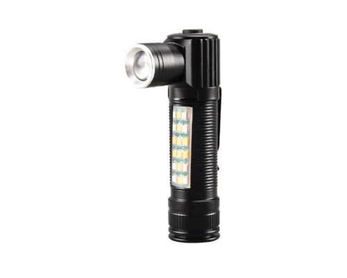 Ліхтар Тактичний D55 LED Red and Blue Колір Чорний 2020000464181 ma37889_3664993