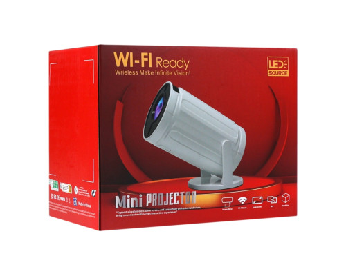 Проектор FIRE 408 HD Wi-Fi+BT Білий ma38587_3867209