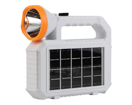 Ліхтар Ручний Універсальний Соняч Панель XO YH05 3000 мАч Колір Білий 6920680838103 ma33266_3869166