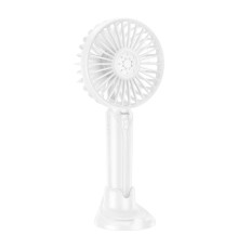 Вентилятор Портативний Hoco DF07 1200mAh Колір Білий 6942007653558 ma36953_3609653