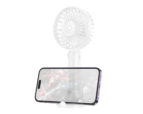 Вентилятор Портативний Hoco DF07 1200mAh Колір Білий 6942007653558 ma36953_3609653