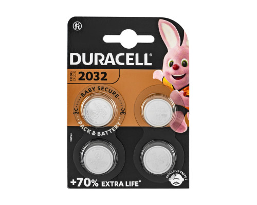 Батарейка Duracell CR2032 DSN уп. 4шт. NBB-140094