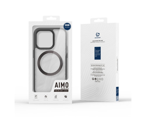 Чохол для смартфона DUX DUCIS Aimo MagSafe for Apple iPhone 15 Pro Black