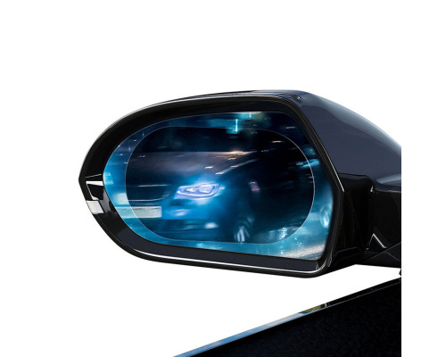 Плівка для скла Baseus 0.15mm Rainproof Film for Car Rear-View Mirror (Oval 2 pcs/pack 135*95mm) (SGFY-C02)