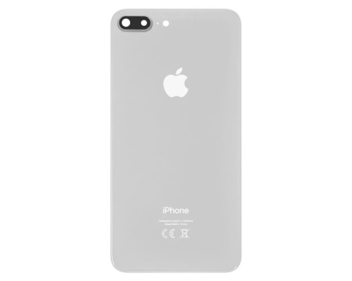 Задня кришка iPhone 8 Plus зі склом камери silver (Original China)