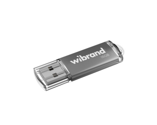 Flash Wibrand USB 2.0 Cougar 16Gb Silver (WI2.0/CU16P1S)