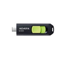 Flash Adata USB 3.2 Gen1 UC300 Type-C 256Gb Black/Green (ACHO-UC300-256G-RBK/GN)