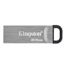 Flash Kingston USB 3.2 DT Kyson 64GB Silver/Black (DTKN/64GB)